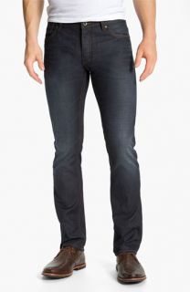 John Varvatos Star USA Bowery Brewester Straight Leg Jeans (Oiled Blue)