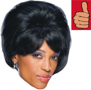 Wig Dream Leader Black 60s Girl Group Diana Ross Supremes Motown Flip