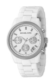 Michael Kors The Ritz Crystal Index Resin Chronograph Watch