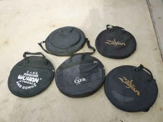 Cymbal Bags Carrying Cases Zildjian and Others Excellent