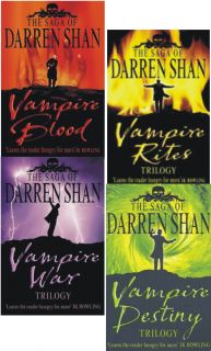 The Saga of Darren Shan Vampire Trilogy Collection Set
