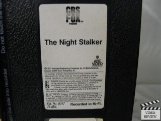 Night Stalker The VHS Darren McGavin Carol Lynley