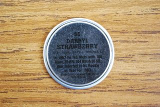 Darryl Strawberry Topps Chewing Gum 1988 Baseball Coin