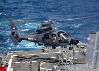 military version of the Dauphin is the Eurocopter Panther. The Dauphin