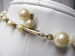 Vintage Faux Pearl Necklace Choker 13 15 SGDJapan