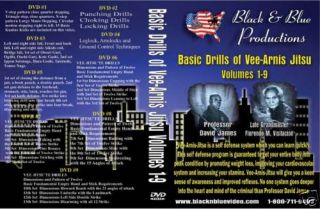 David James Vee Arnis Jitsu Series 9 DVDs