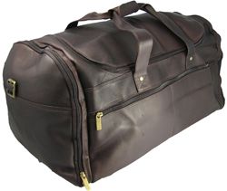 David King Leather Duffel Gym Sport Bag Luggage