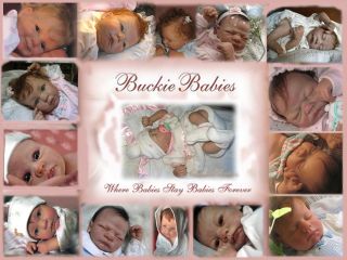 BuckieBabies Reborn Baby Preemie ~SARAH BELLE~ Genesis Heat Set