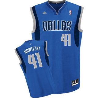 Adidas Dallas Mavericks Dirk Nowitzki 41 Road Basketball Jersey
