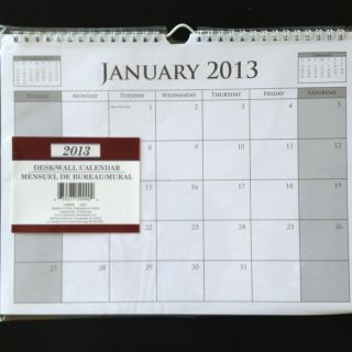 Wall/Desk Notepad Scheduling Monthly,Daily Calendar ,planner,organizer