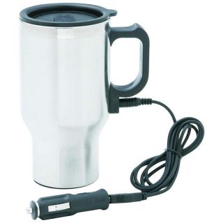  Steel Mug Car Travel USB Adapter Tumbler Coffee Warmer Thermos