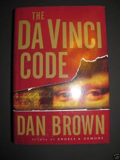 Da Vinci Code Dan Brown Hardcover 1FIRST Ed Skitoma New 0385504209