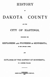1881 Genealogy History Dakota Co Hastings Minnesota MN