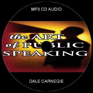 The Art of Public Speaking Dale Carnegie MP3 CD Audio