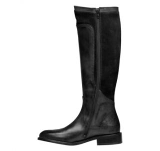 Johnston Murphy Leather and Suede Lyla Riding Boots