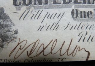 Civil War Confederate $100 Currency Note Richmond 1862 No Reserve