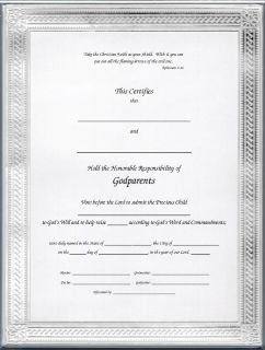 The Certificate comes to you flat in a protective white envelope