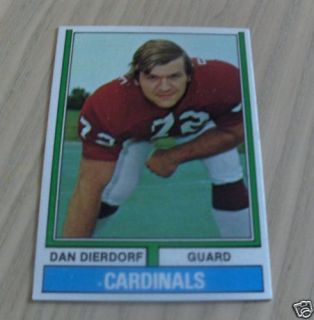 1974 Topps Dan Dierdorf 32 VG EX St Louis Cardinals