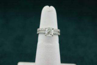  45cttw G / SI1 GIA Certified Cushion Cut Diamond Engagement Ring