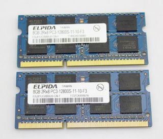 16g 2x8GB Elpida DDR3 1600 Laptop Notebook Memory PC3 12800s