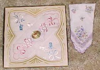 Vintage (Still in Original Box ) Box of Ladies Handkerchiefs Plus 1