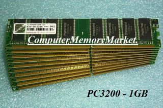 One or Lot 1GB DDR PC3200 400 184 Pin for DesktopS