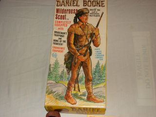  Vintage Action Figure Western Daniel Boone w/ Accessories & Box #2060