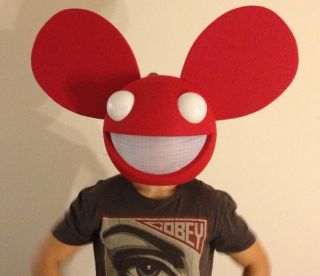 Lighting Red Mouse Mask Home Made Deadmau5 Head Replica