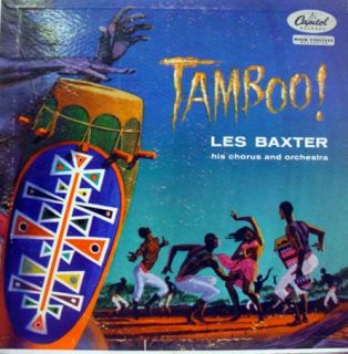 Les Baxter Tamboo LP VG T 655 Vinyl 1955 1st Press Mono Exotica Record