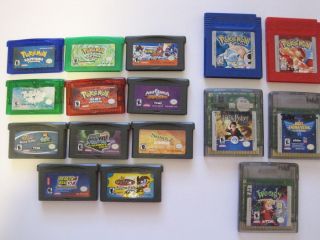 Pokemon LeafGreen Saphire Emerald Ruby Sonic Gameboy Advance SP Color