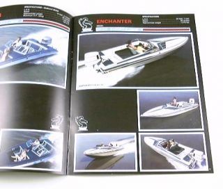 1984 84 Checkmate Boat Brochure Diplomat Sportfire Eluder Enforcer