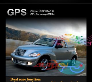  GPS Navigation Stereo for Chrysler Grand Voyager Radio TV 8243