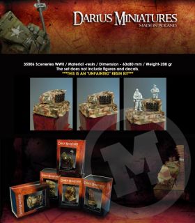 Darius Miniatures 1 35 Vignette Base 35006