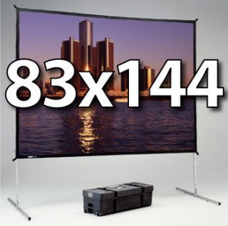Da Lite Fast Fold Deluxe 83x144 with Da Mat Front Projection Surface