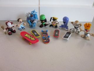 Tech Deck Dudes Boards Monster Armless Alien and More A 13 Piece Lot