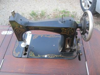 Vintage Husvennen Treadle Sewing Machine Decorah IA