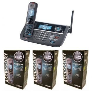 Uniden DECT4086 4N DECT 6 0 Cordless 2 Line Phone with 3 New In Box