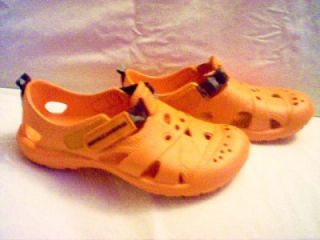 Skechers Orange Rubber Garden Shoes Ladies Size 5