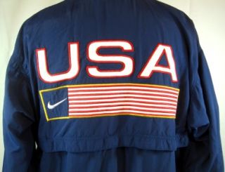  Olympic Team Track Field Nike Warm Up Vintage Jacket M Olympics