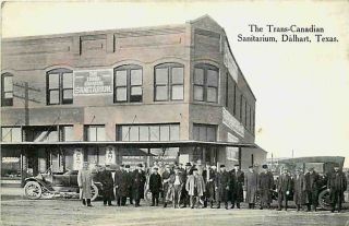 Dalhart Texas TX 1915 Trans Canadian Sanitarium Vintage Postcard