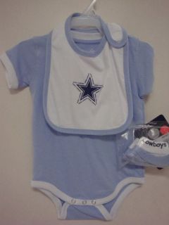Dallas Cowboys 3 Piece Infant Set Very Cute
