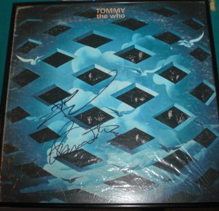 The Who Roger Daltrey and Pete Townshend Signed Tommy Original Album