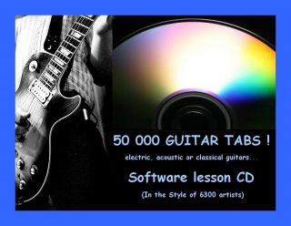Guitar tabs lesson software CD Clash Def Leppard Metallica Megadeth