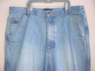 Damani Dada Mens Jeans Blue Loose Baggy   size 38   meas 39 x 32