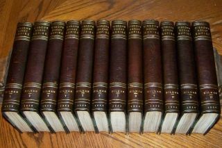 1838 Decline Fall ROMAN EMPIRE Gibbon Gibbons Antique Leather Books