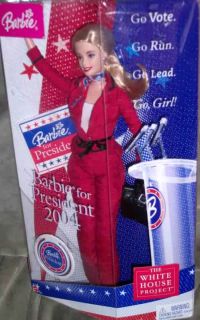 Barbie for President 2004 New RARE Collectible Barbie