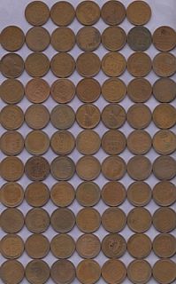 1909 1940 PDS Lincoln Wheat Cent 80 Coin Set with Book
