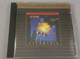 Pyromania by Def Leppard CD May 1989 Mobile Fidelity Sound Lab