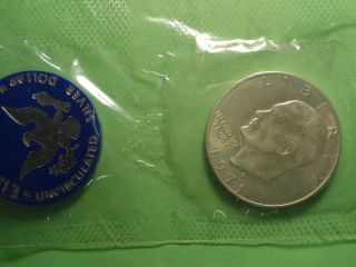  1971 Silver Eisenhower Dollar UNC