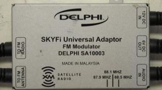 Delphi SkyFi XM Satellite Radio SA10003 FM Direct Audio Tuner